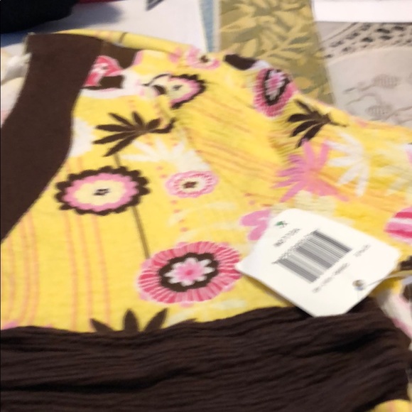 Yellow and brown dress by anxiety size XL - Picture 3 of 4